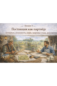 Сырьё: выбор молока и первичная обработка. Мини-курс