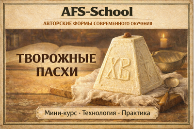 Мини-курс «Творожные пасхи»