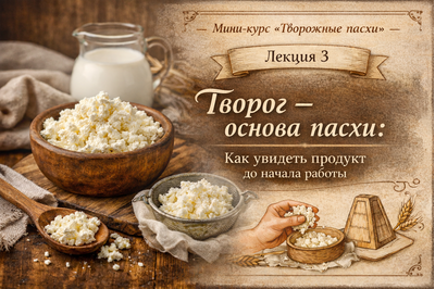 Лекция 3 «Творожные пасхи»