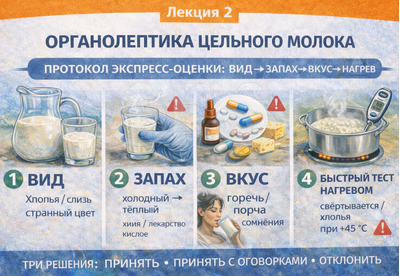 Сырьё: выбор молока и первичная обработка. Мини-курс