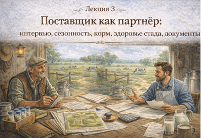 Сырьё: выбор молока и первичная обработка. Мини-курс