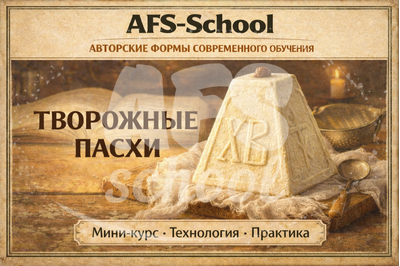 Мини-курс «Творожные пасхи»