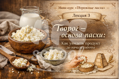 Лекция 3 «Творожные пасхи»