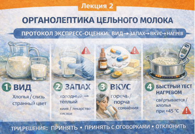 Сырьё: выбор молока и первичная обработка. Мини-курс