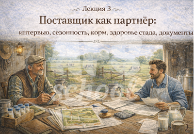 Сырьё: выбор молока и первичная обработка. Мини-курс