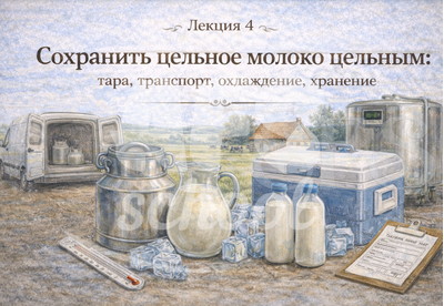 Сырьё: выбор молока и первичная обработка. Мини-курс
